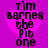 A static image with four identical text blocks on a purple background, each block featuring black pixelated text over a pink heart shape.