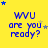 Yellow background with blue text 'WWU are you ready?' and animated star positions changing across frames.