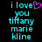 A pixelated cyan text message on black background with a pink heart symbol replacing the 'o' in 'love', displayed side-by-side as two identical static frames.