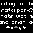 Pixelated text in white on black background with repeated phrases and two of heart symbols, one showing a grayed-out heart