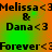 Pixelated text elements repeat across a gradient background with orange and green hues, showing names and symbols in a
