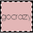 A static square icon with a light pink background and pixelated text reading 'goozy' in the center.