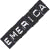 A black and white pixelated object resembling a remote control with multiple buttons, angled diagonally on a plain background.