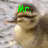 Animated sequence showing a character's head with changing text overlays: 'Mr.', 'Commier', and 'Snowflake' in green pixelated font against a textured background.