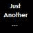 Pixelated text fragments on a black background with white and light gray lettering, including 'Just', 'Another', 'EMO', and 'LOSER' in various positions.