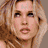 A 48x48 pixel animated contact sheet showing three sampled frames of a celebrity's face with varying expressions and poses, arranged in a 2x2 grid on a gray background.