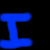 Animated contact sheet showing blue text and symbols on black background with gray transparency indicator.