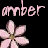 Pixelated pink flower icon with text 'amber' on black background, two flowers visible in contact sheet layout.