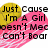 Pixelated text on yellow and pink circular backgrounds with black lettering.