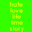 A static image with four quadrants displaying yellow text on colored backgrounds: green, teal, blue, and gradient green.