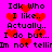 Pixelated text on a bright pink background with red heart symbols scattered throughout.