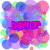 A pixelated image with a colorful bubble background and the name 'taylor' in purple text, showing variations across six