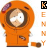 A 4x3 contact sheet of a South Park Kenny character animation showing sequential frames with varying facial expressions and text variations around the edges.