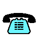 Four pixelated telephone icons arranged in a on a gray background, with two showing ringing effects and two showing idle states