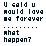 Animated contact sheet of 17 frames showing a text-based icon with changing colors and question marks in the phrase "U said u would luv me forever what happen?"