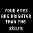 pixelated text icons displaying 'YOUR EYES ARE BRIGHTER THAN THE STARS' with varying star symbols and color schemes on a black background