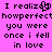 Pixelated text on bright pink background with black lettering and a heart symbol replacing the 'z' in 'realized'.