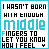 A contact sheet of 10 animated frames showing a pixelated text-based icon with changing letters and symbols in the phrase "I HASN'T BORN WITH ENOUGH middle FINGERS TO LET YOU KNOW HOW I FEEL".