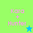 Pixelated text 'Kara + Hunter' appears on four colored backgrounds with a star symbol in two positions.