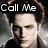 Four- with text overlays: top-left 'Call Me', top-right 'Mrs.', bottom-left 'Cullen', bottom-right 'I ❤️ Edward Cullen' on floral background