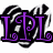 Purple stylized letters LIL with black and white wing-like shapes on a white background, next to a cyan ampersand on purple and black zebra stripes.