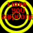 Four identical circular yellow spiral patterns on black background with red text "I LOVE YOU ZARIFONE" overlaid, each spiral has three concentric rings.