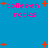 Blue background with pink text 'colleen rocks' and orange star shapes scattered across the image.