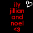 Red pixelated text on black background with white heart symbol above text, two identical frames side-by-side.