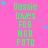 A static image with a bright pink background displays repeated text in green and blue stars scattered throughout.