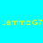 Four quadrants display identical yellow text on solid backgrounds with visible pixelation.