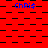 Red background with black patterns and blue text reading "Chris" repeated across the image
