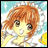 A 2-frame contact sheet showing a pixelated anime-style character with orange hair and yellow clothing on the left, next to black background text reading "Anime IM" above smaller "com" text on the right.