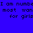Four quadrants display identical pixelated text on solid backgrounds: blue, purple, red, and purple.