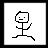Pixel art stick figures in various poses, some with orange accents and one showing text "it takes two to tango" with a heart symbol