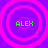 Four identical circular icons with concentric pink rings on a purple background, each containing green text 'ALEX' in the center.