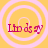 Four identical pink spiral patterns on a yellow background with red text reading 'Liro ds ay' in each quadrant.