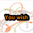 Animated sequence showing text fragments forming 'You wish you were a DRUMER CHICK Like me' over musical swirls and a drum kit.