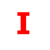A static 50x50 pixel buddy icon featuring red text and a heart symbol on a white background with gray transparency corner.