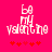 Pixelated pink background with white text 'Be My Valentine' and red stars below, showing animation where star colors shift between frames.