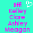 A cyan background displays two identical vertical lists of names in pink pixelated text, with the left list featuring a white heart icon above the first name.