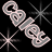 Animated contact sheet showing two frames of a stylized 'B' and 'Q' logo with sparkles on black background.