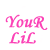 Pink Playboy bunny silhouette with text overlays in varying styles and positions on a white background.