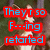 Pixelated image with red rectangular text boxes containing blue pixelated text over a blurred background of indistinct figures.