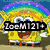 Animated icon featuring Spongebob Squarepants with rainbow, green character, and panda with text overlays.