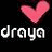 Two side-by-side pixelated heart icons with text below, one white and one pink on black background.