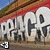 Animated sequence of a cartoon building facade with 'POW' text, showing frame-by-frame movement across six