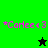 Pixelated icon with pink text and star symbols on green/black backgrounds, showing animation between black and green stars.
