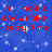Blue background with white snowflakes and red pixelated text reading "if i had a snowflake evry time i thought of youu we'd have HO SCHOOL!!! then i'd be with youu!!!".