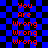 Blue and black checkered background with red text reading You Are Wrong repeated in two vertical