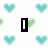 Pixelated icon with teal heart pattern background, black text elements including 'I', 'Love', 'Jake', and date '1-27-08' in bold font.